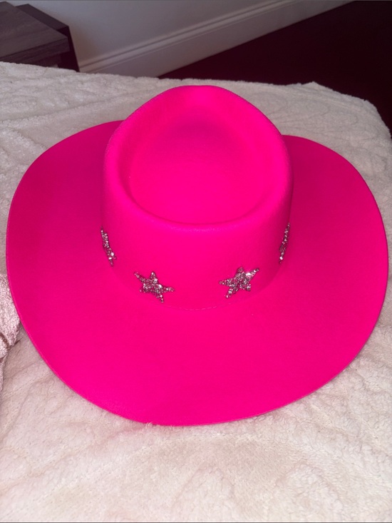 NEW Wyeth 100% Wool Hot Pink Star-Accent Western Cowboy Hat main image 10